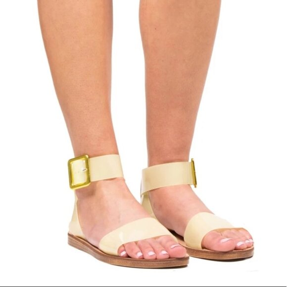 L’intervalle Linn Yellow Clear Sandals - Picture 1 of 13